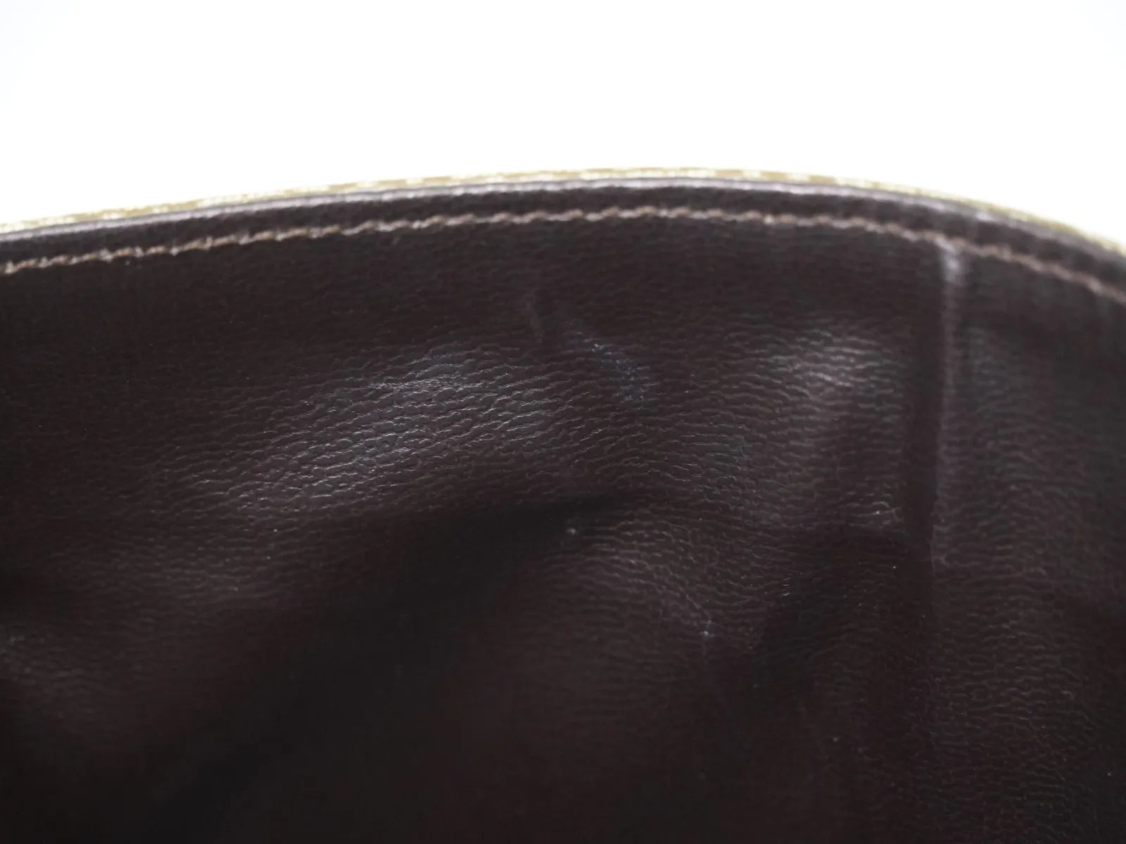 Celine Vintage Macadam Canvas And Leather Beige Canvas Shoulder Bag Bag (Pre-Owned)