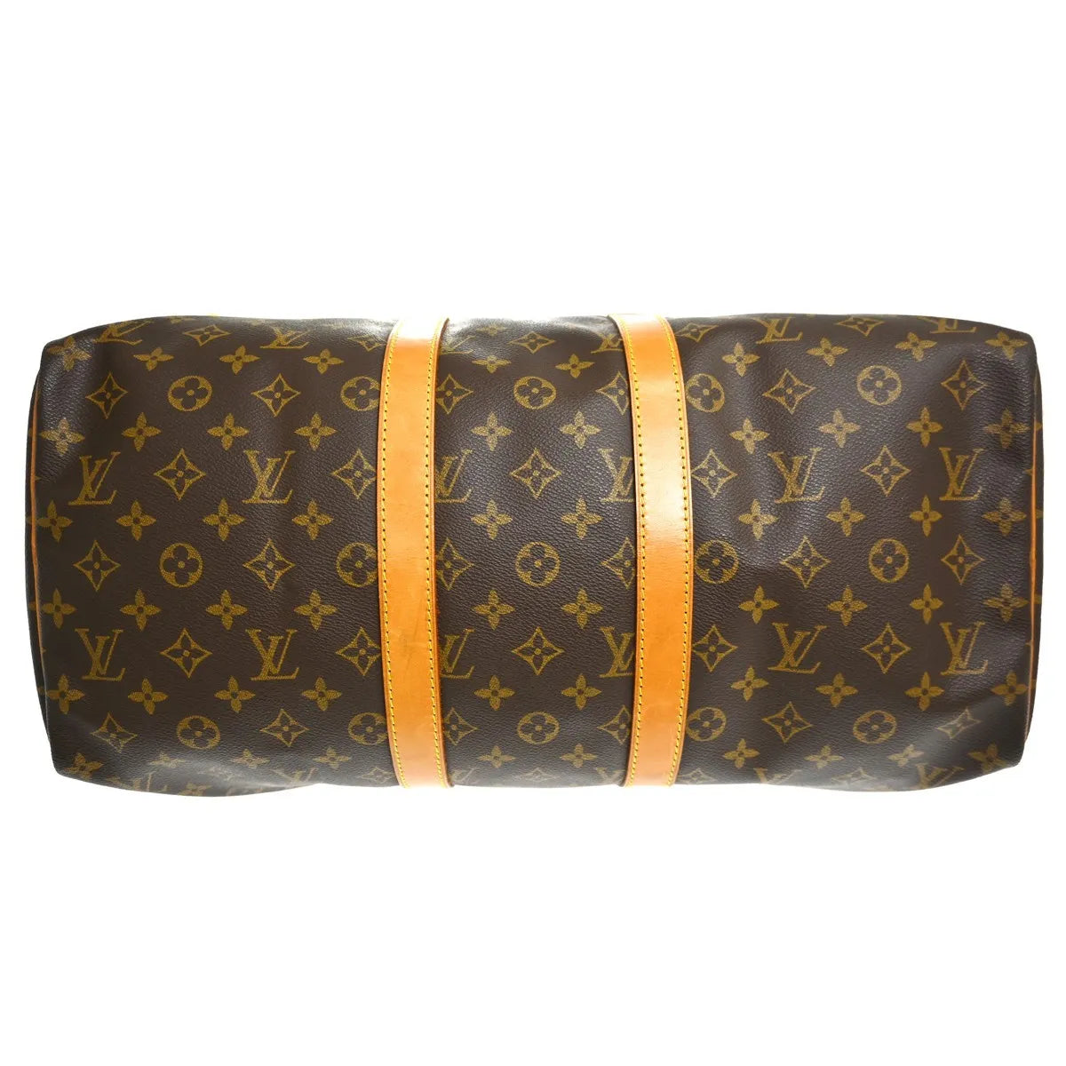 Louis Vuitton Keepall Monogram Canvas Brown Canvas Travel Bag Bag (Pre-Owned)