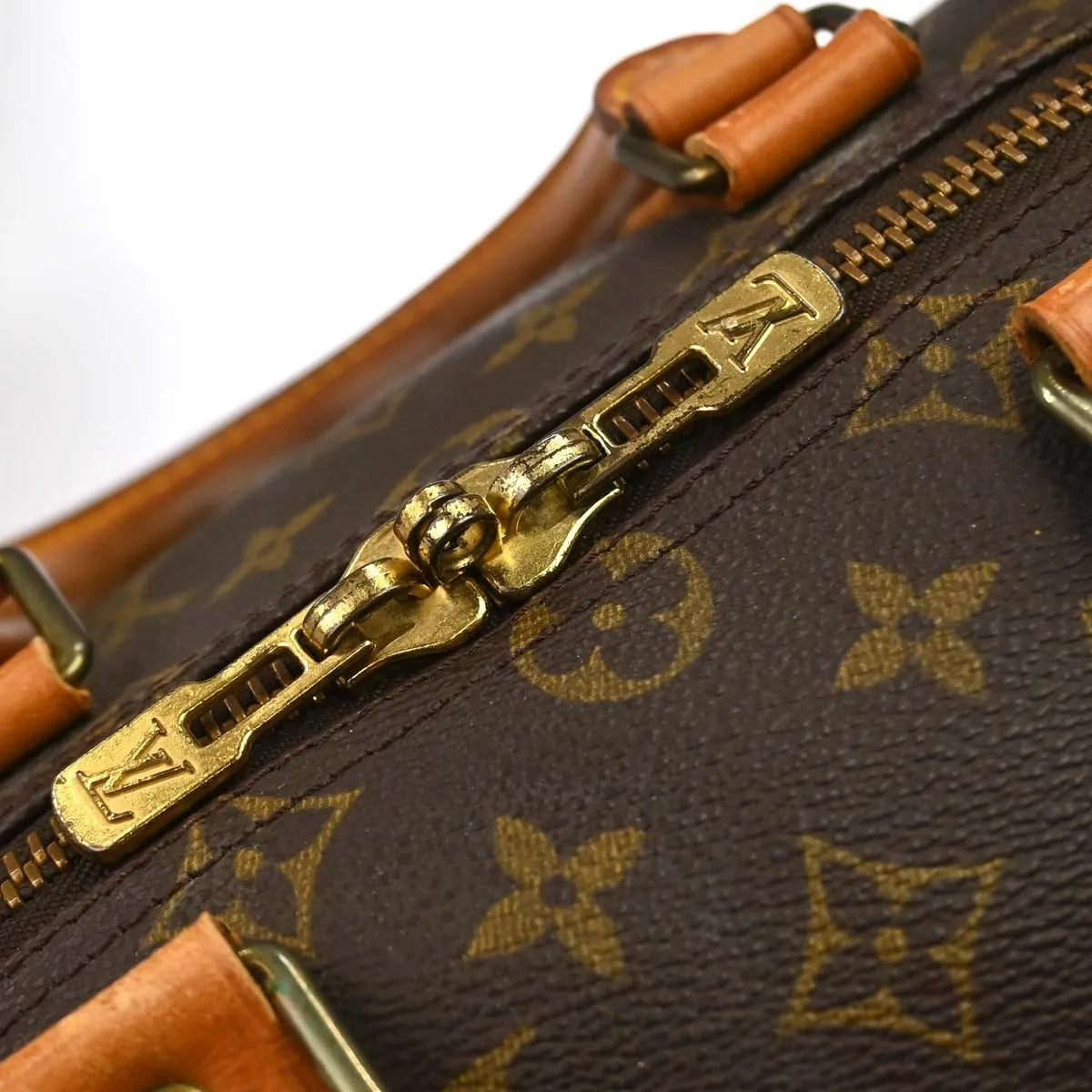 Louis Vuitton Keepall Monogram Canvas Brown Canvas Travel Bag Bag (Pre-Owned)