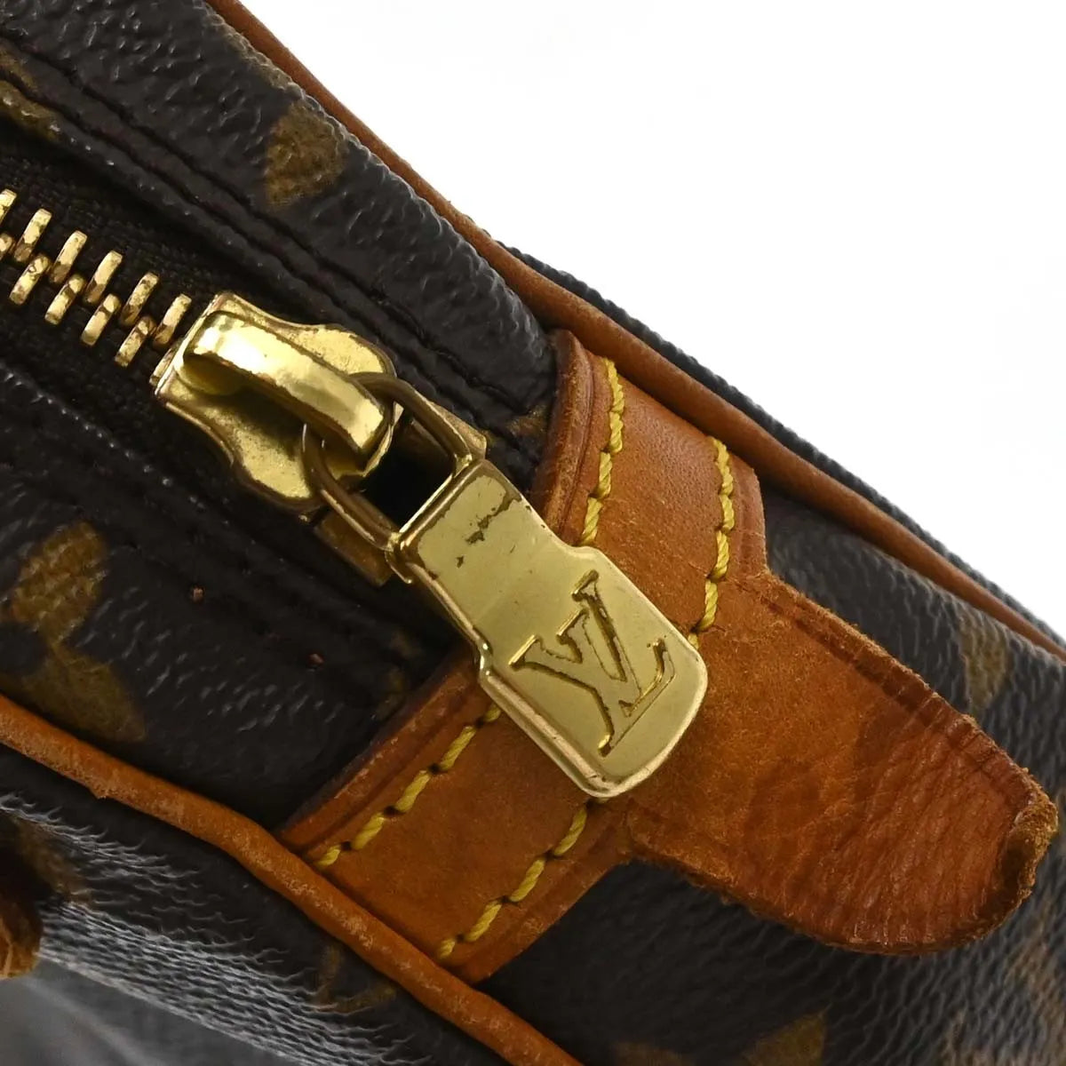 Louis Vuitton Pochette Marly Bandouliere Monogram Canvas Brown Canvas Shoulder Bag Bag (Pre-Owned)