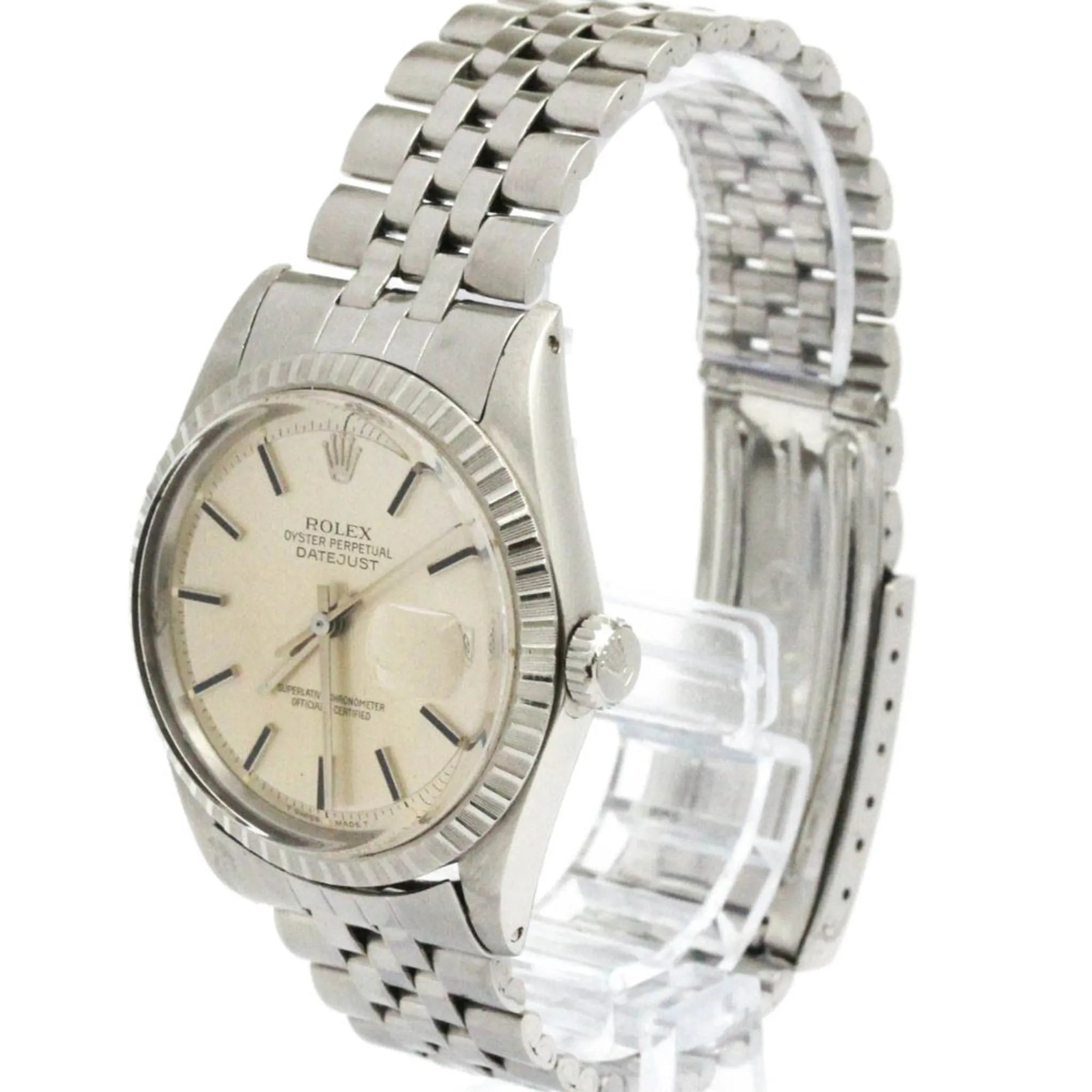 Rolex Oyster Perpetual Datejust Automatic Stainless Steel Watch (Pre-Owned)