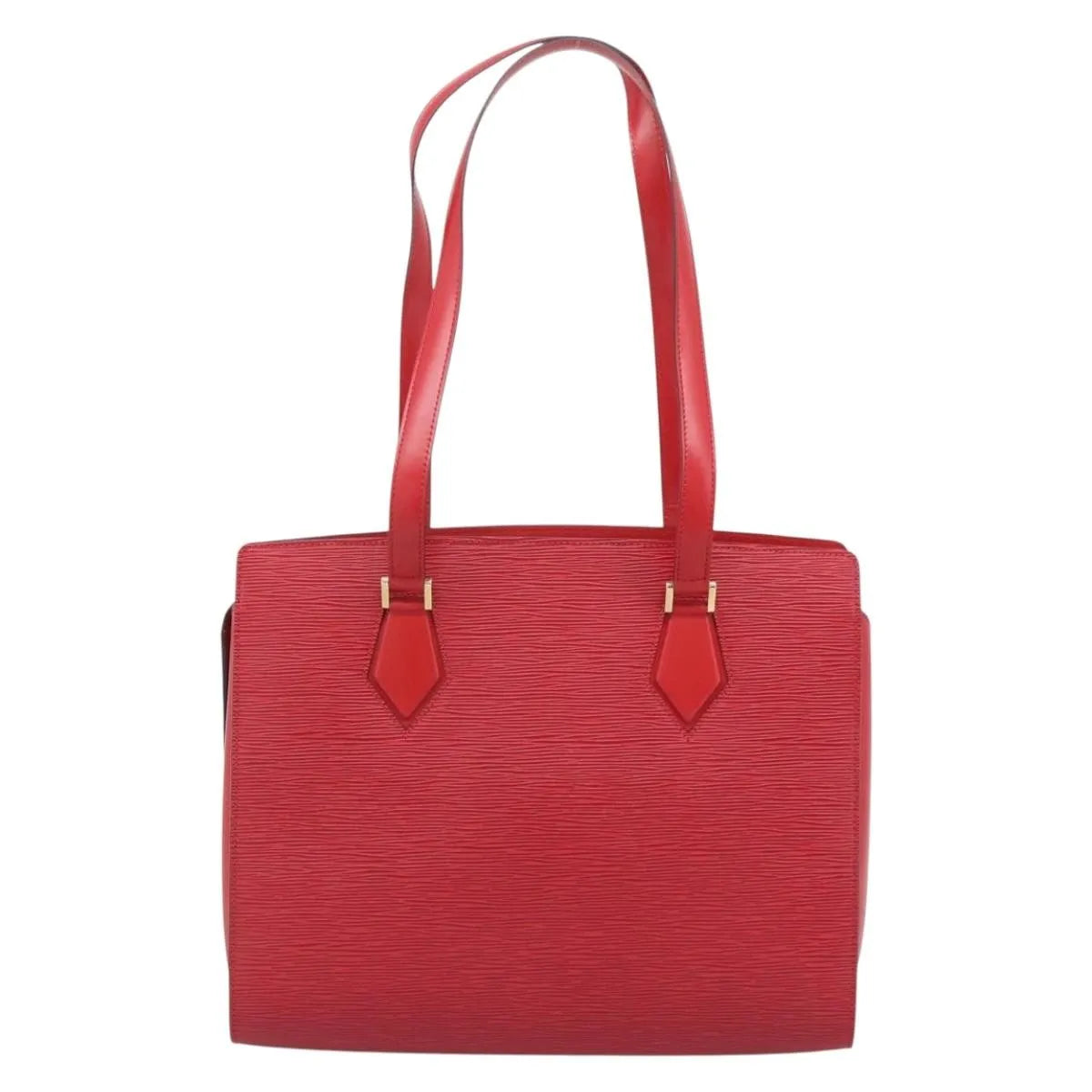 Louis Vuitton Duplex Epi Leather Red Leather Shoulder Bag Bag (Pre-Owned)