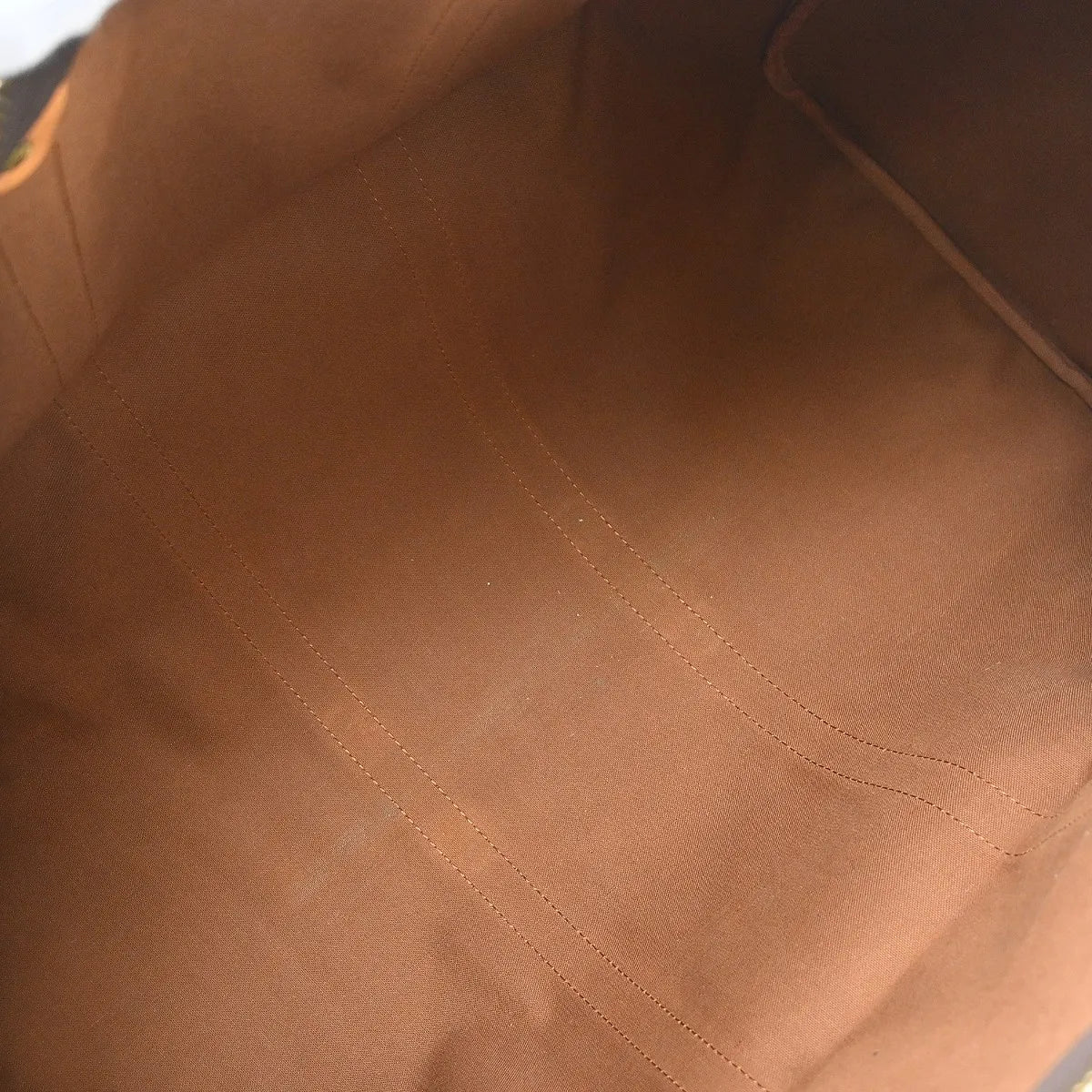 Louis Vuitton Keepall Bag Monogram Canvas Brown Canvas Travel Bag Bag (Pre-Owned)