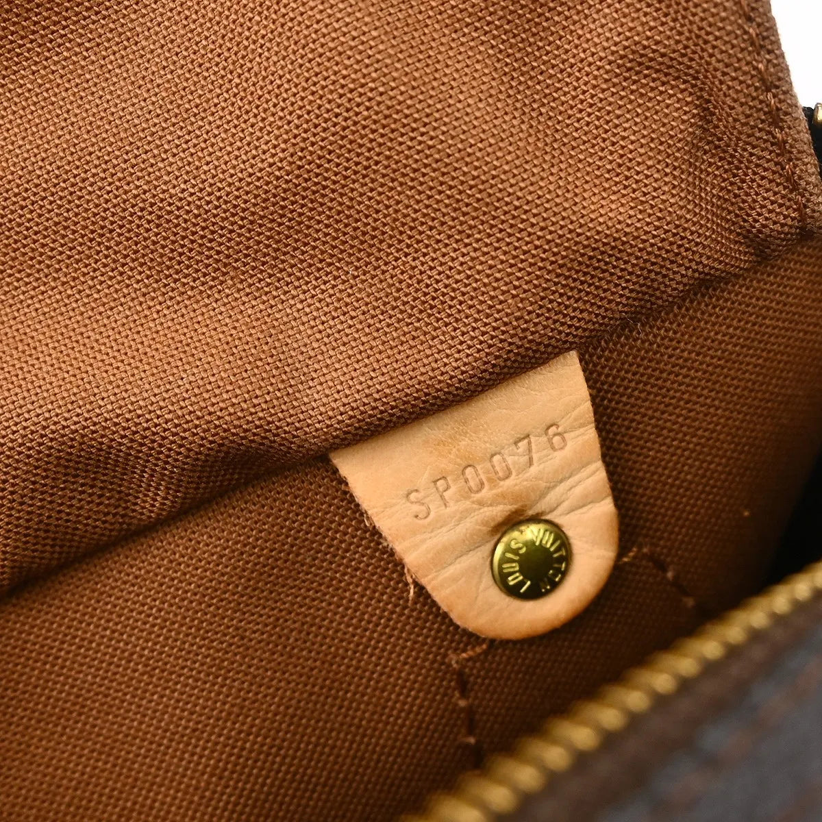 Louis Vuitton Speedy Monogram Brown Canvas Handbag (Pre-Owned)