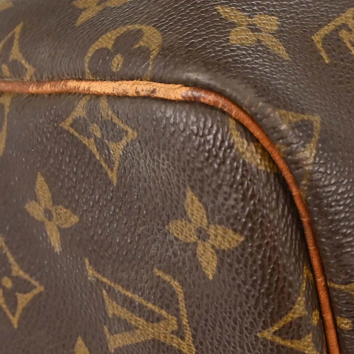 Louis Vuitton Keepall Bandouliere Monogram Canvas Brown Canvas Travel Bag Bag (Pre-Owned)