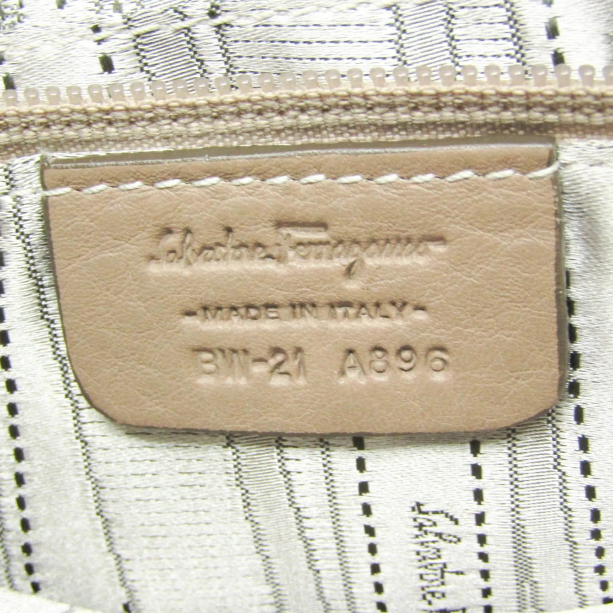 Salvatore Ferragamo Sofia Satchel Leather Pink Leather Handbag (Pre-Owned)