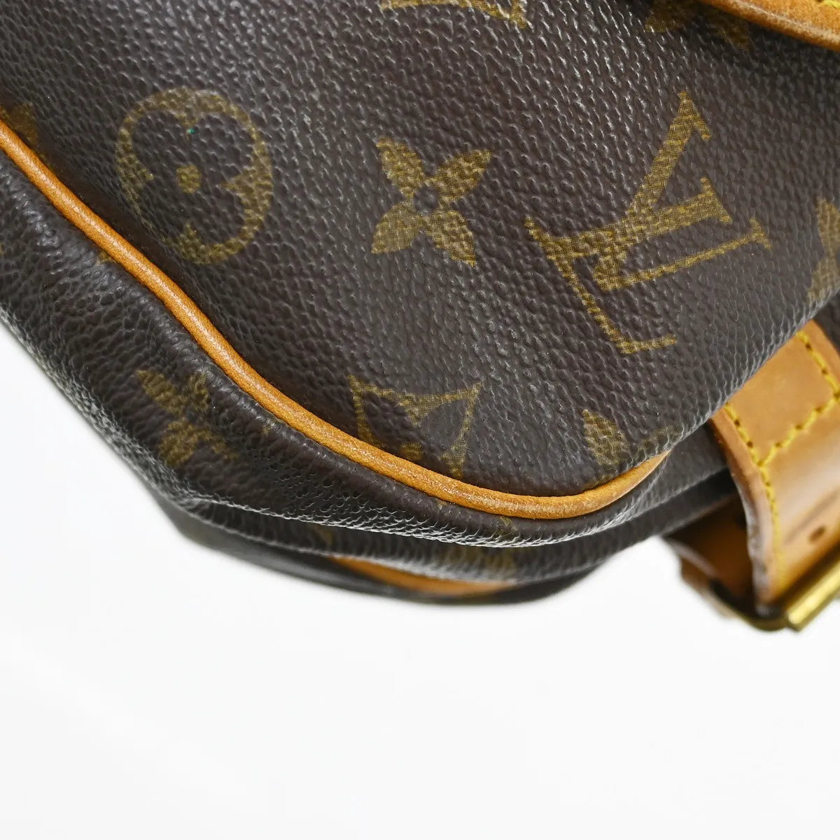 Louis Vuitton Saumur Monogram Canvas Brown Canvas Shoulder Bag Bag (Pre-Owned)
