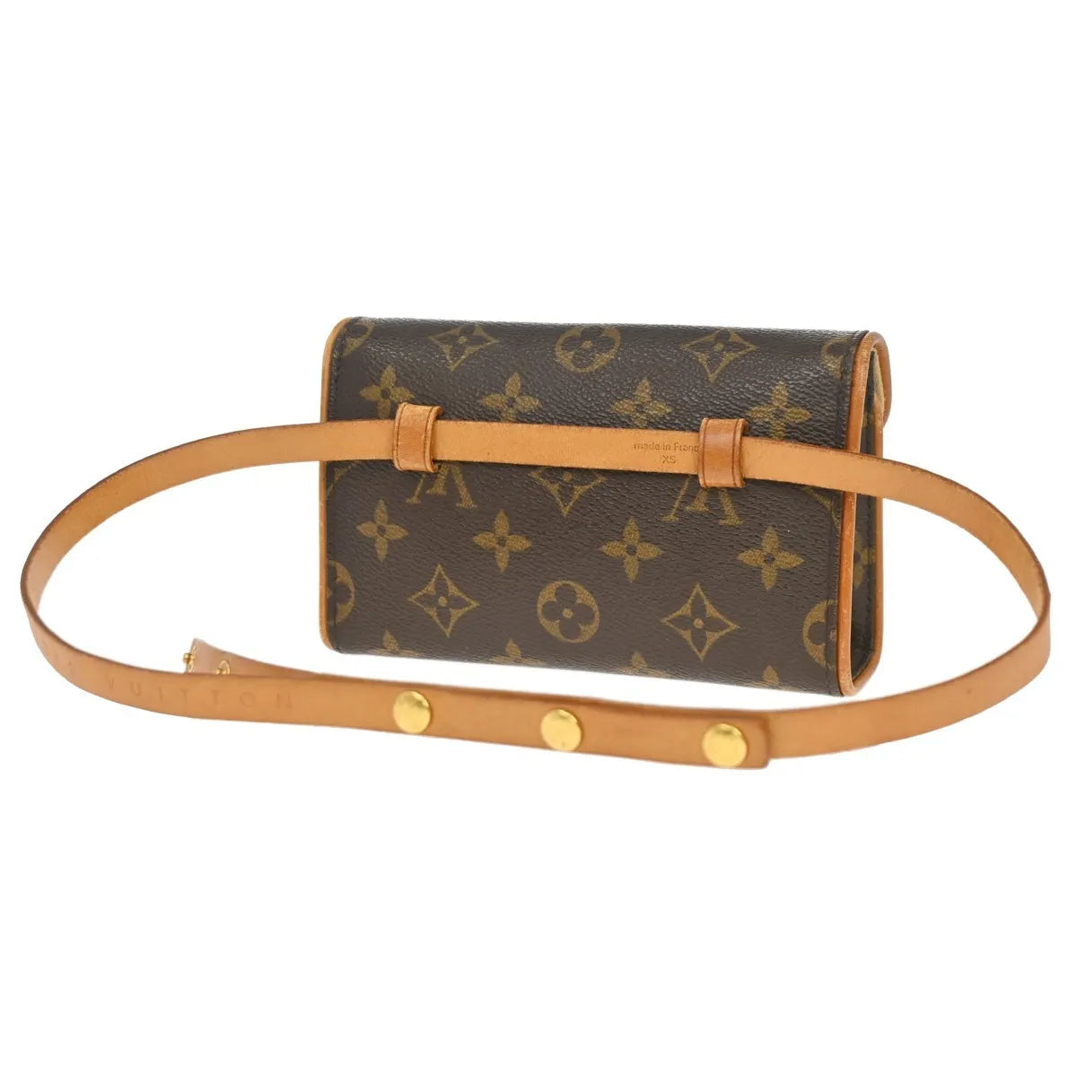 Louis Vuitton Florentine Pochette Monogram Canvas Brown Canvas Clutche & Pouche Bag (Pre-Owned)