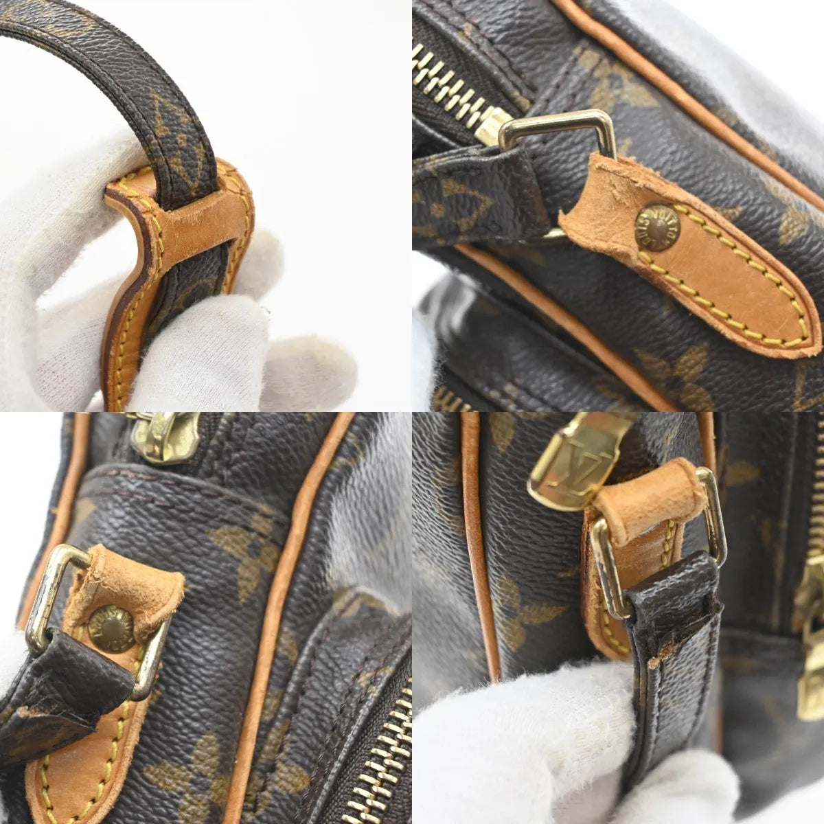 Louis Vuitton Amazone Canvas Brown Canvas Shoulder Bag Bag (Pre-Owned)