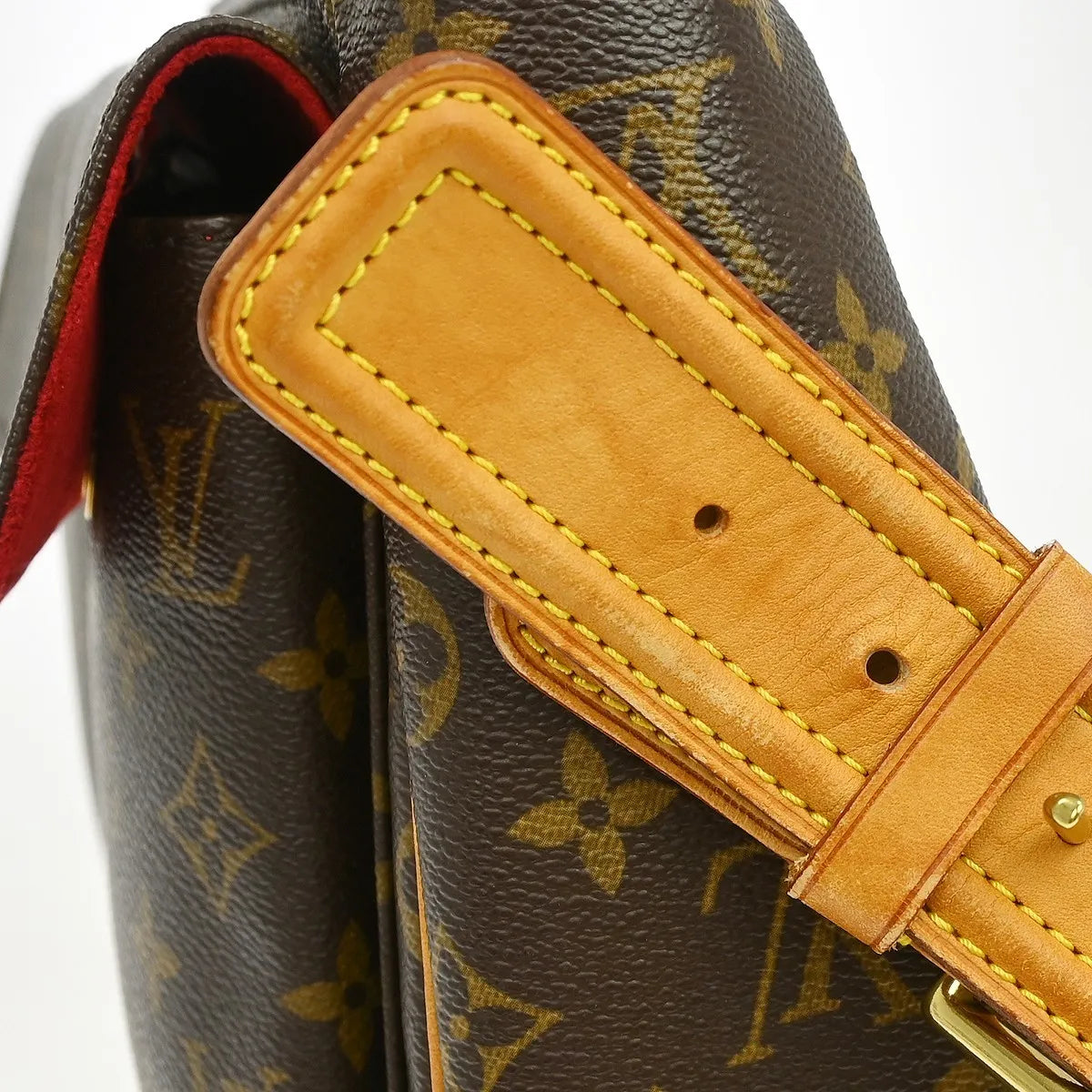 Louis Vuitton Viva Cite Monogram Canvas Brown Canvas Shoulder Bag Bag (Pre-Owned)