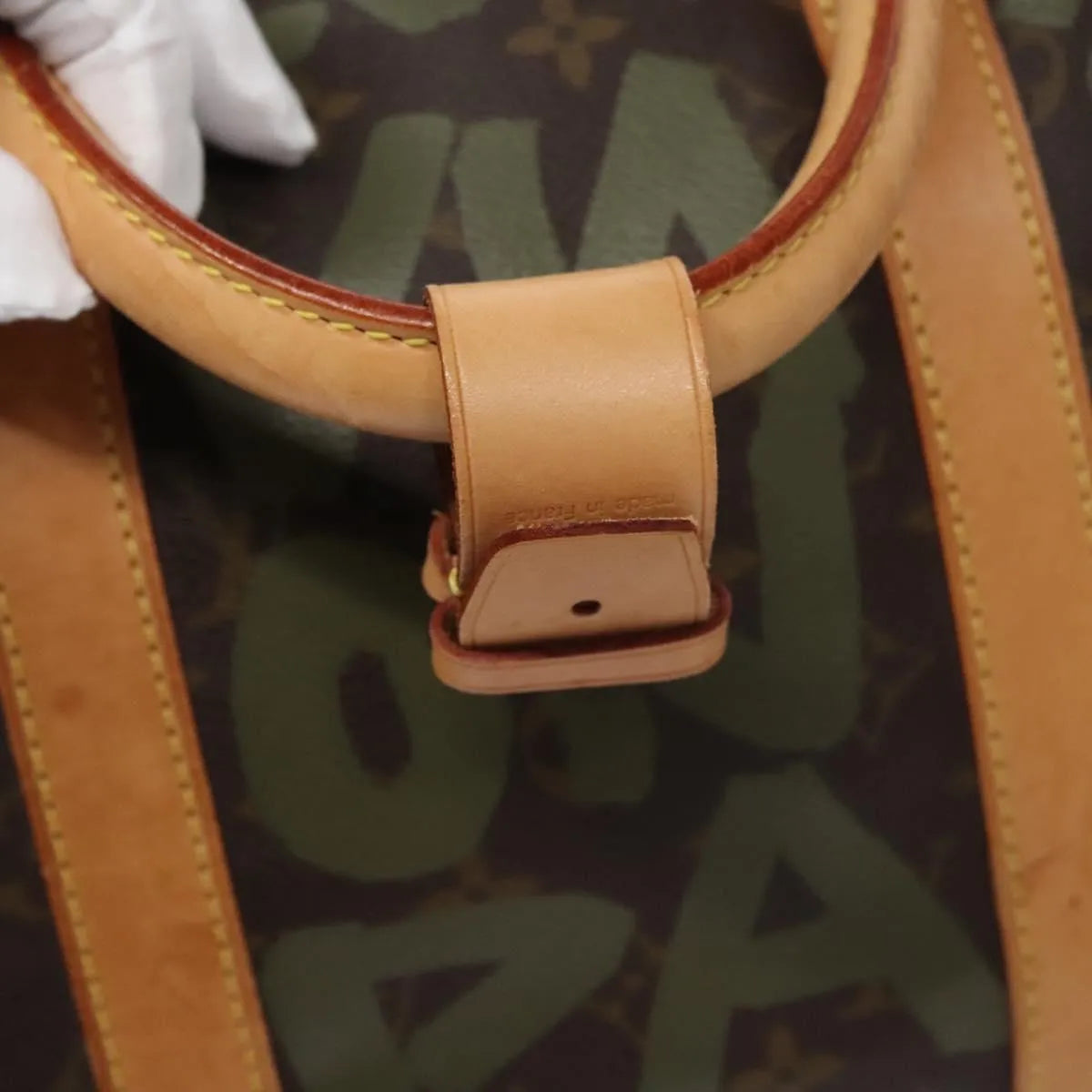 Louis Vuitton Keepall Limited Khaki Canvas Travel Bag Bag (Pre-Owned)