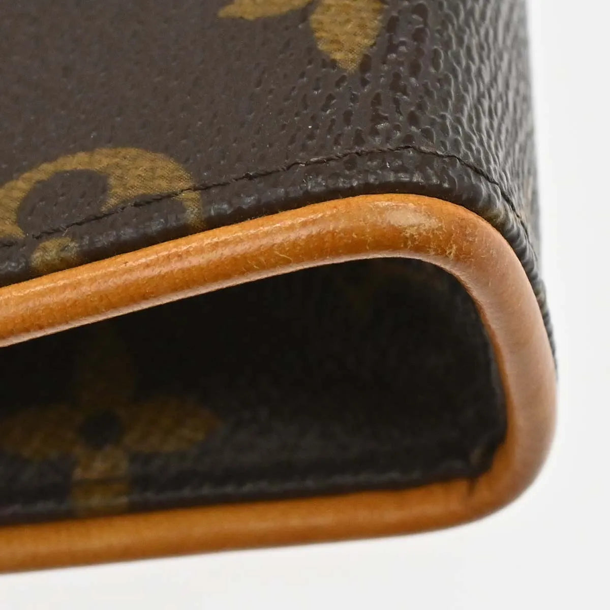 Louis Vuitton Florentine Waist Monogram Canvas Brown Canvas Clutche & Pouche Bag (Pre-Owned)