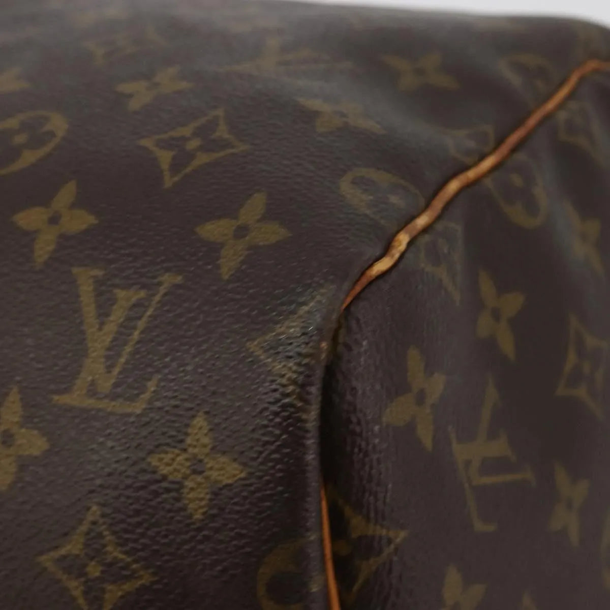 Louis Vuitton Keepall Monogram Canvas Brown Canvas Travel Bag Bag (Pre-Owned)