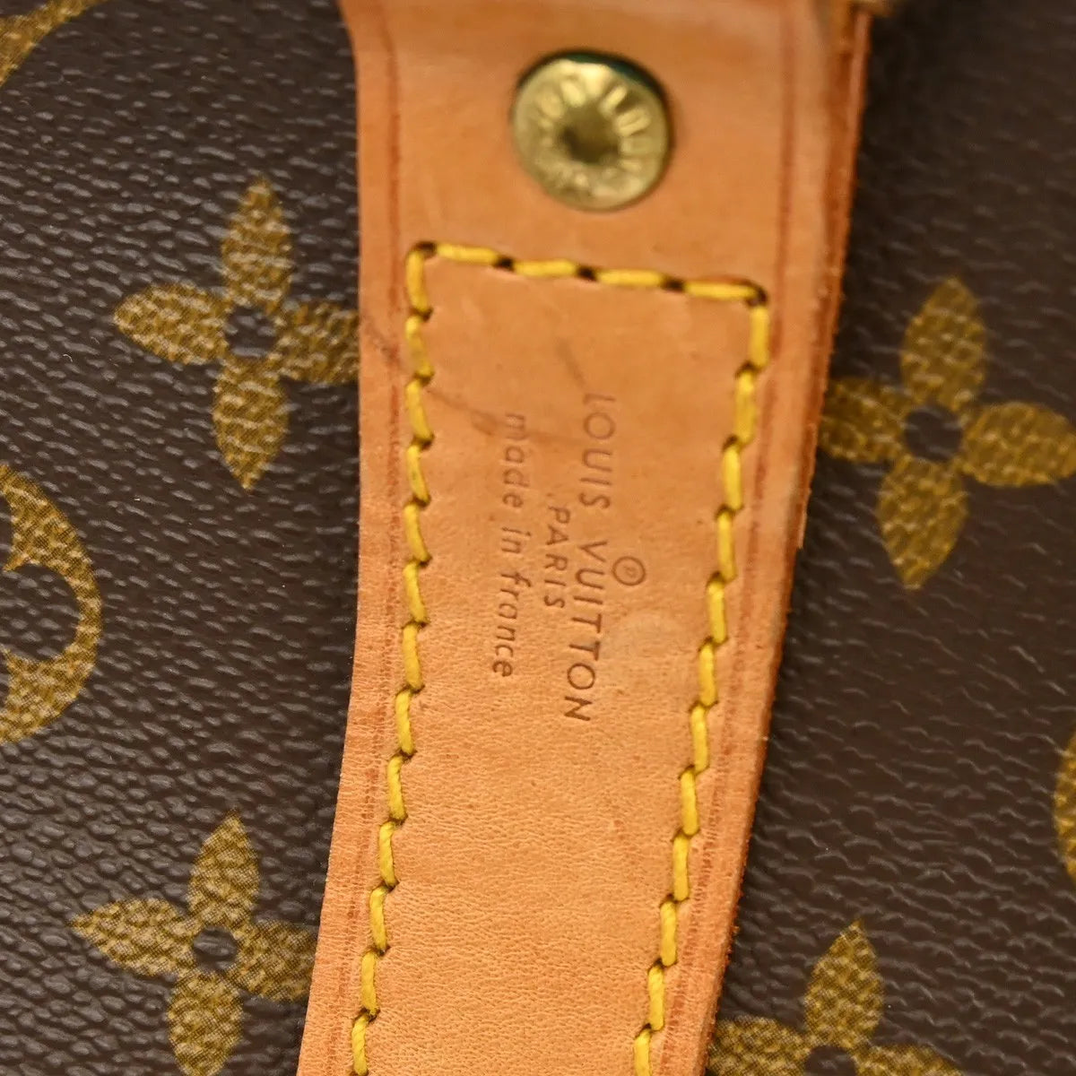 Louis Vuitton Keepall Bandouliere Monogram Canvas Brown Canvas Travel Bag Bag (Pre-Owned)