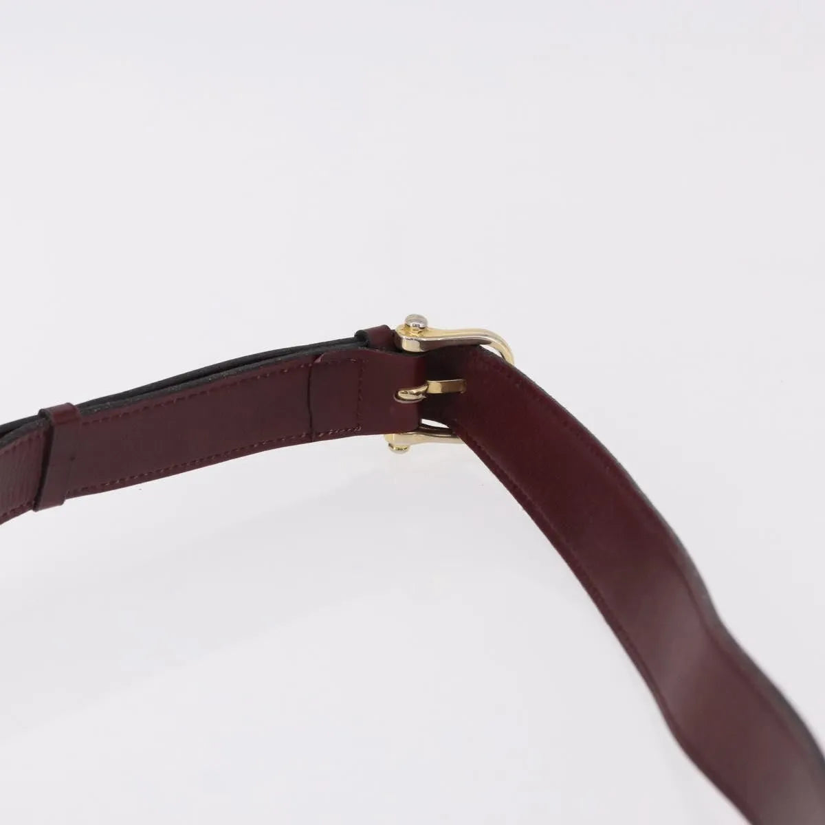 Celine Horse Carriage Leather Burgundy Leather Shoulder Bag Bag (Pre-Owned)
