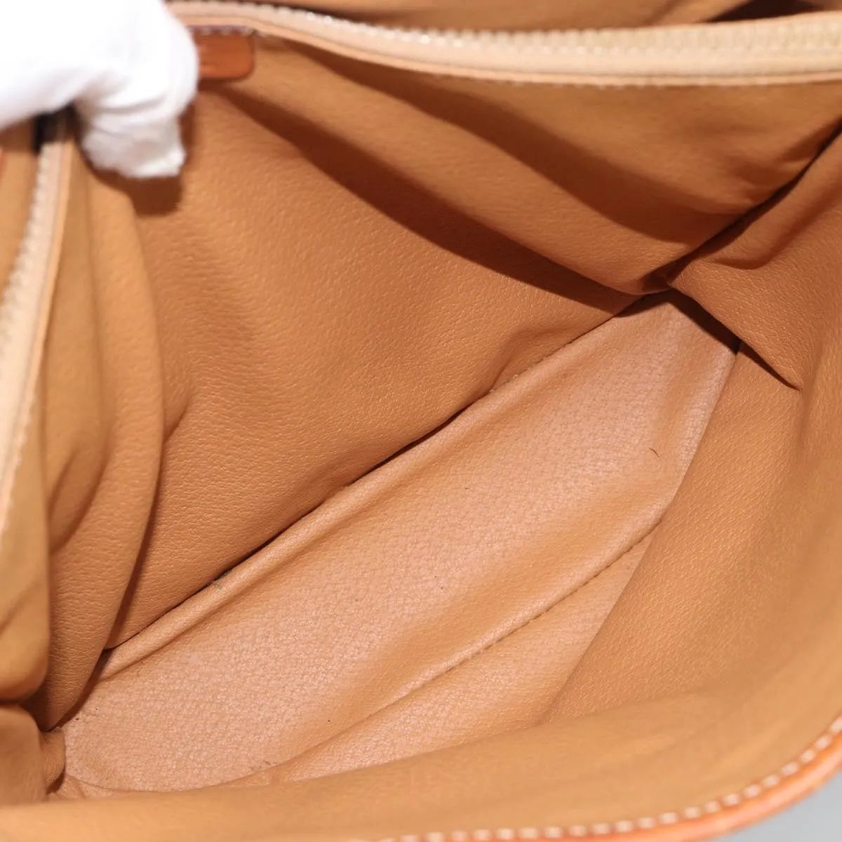 Celine Vintage Macadam Canvas And Leather Brown Canvas Tote Bag Bag (Pre-Owned)