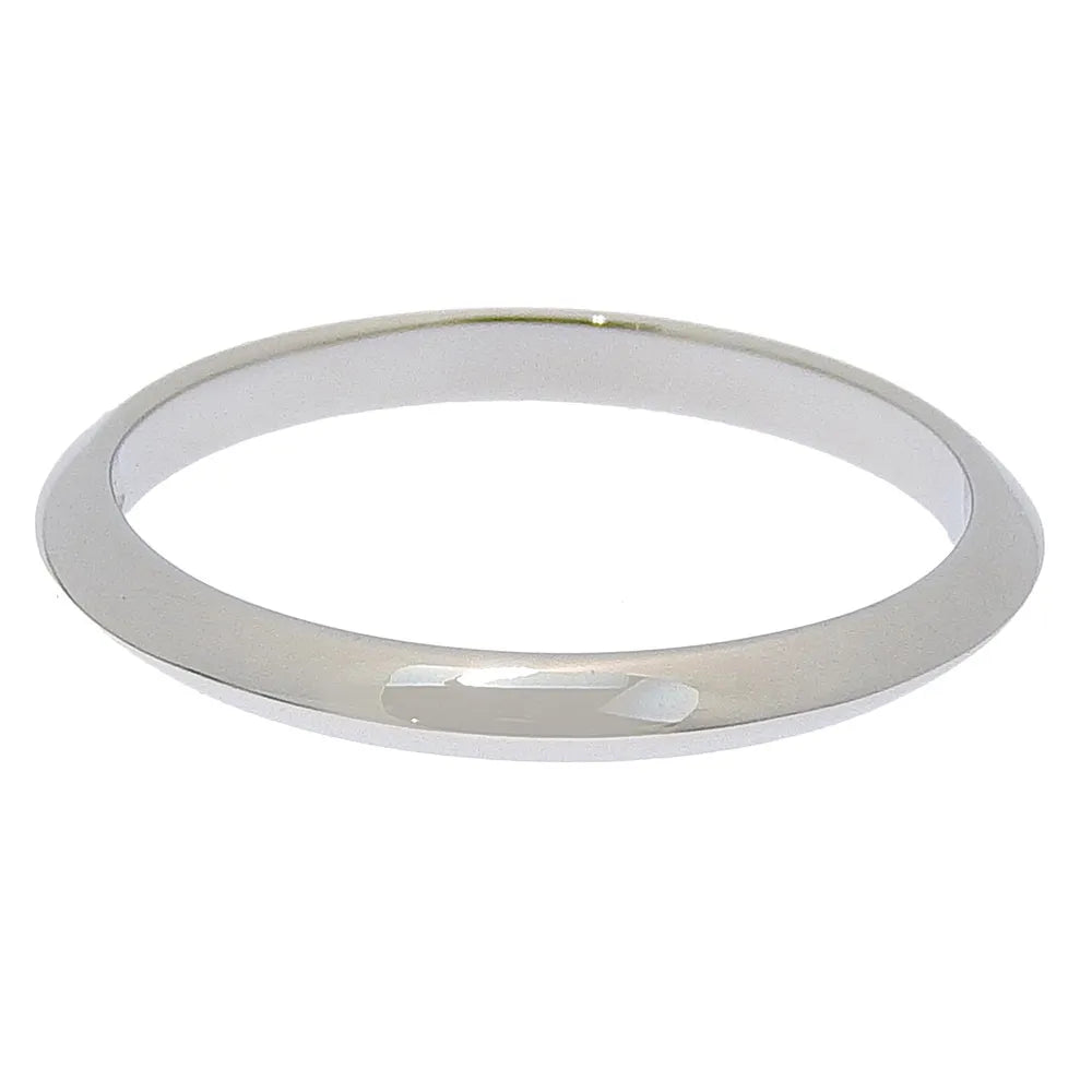 Tiffany & Co. Knife Edge Platinum Silver Platinum Ring Jewelry (Pre-Owned)