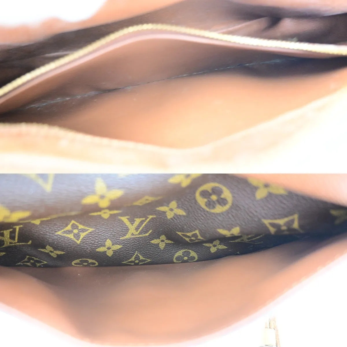 Louis Vuitton Jeune Fille Monogram Canvas Brown Canvas Shoulder Bag Bag (Pre-Owned)