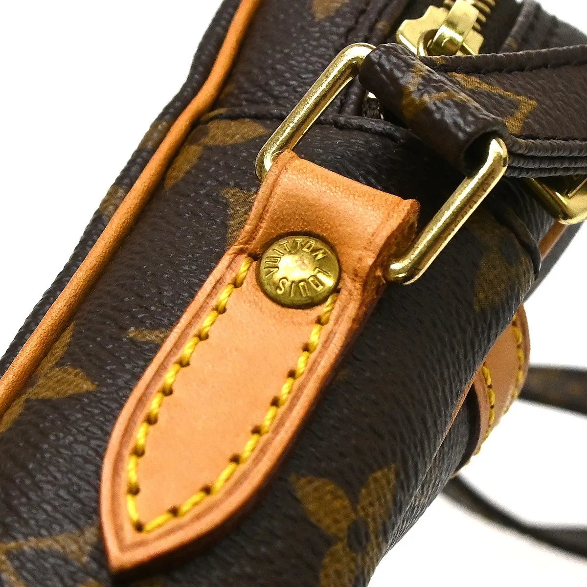 Louis Vuitton Danube Monogram Brown Canvas Shoulder Bag Bag (Pre-Owned)