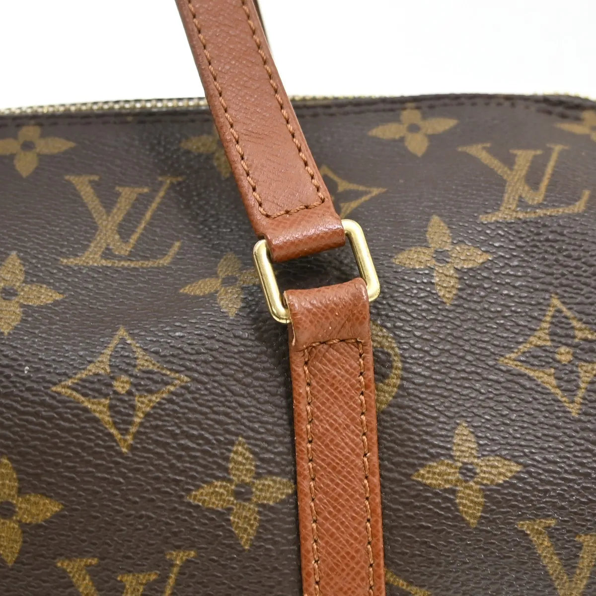 Louis Vuitton Papillon Handbag Monogram Canvas Brown Canvas Handbag (Pre-Owned)