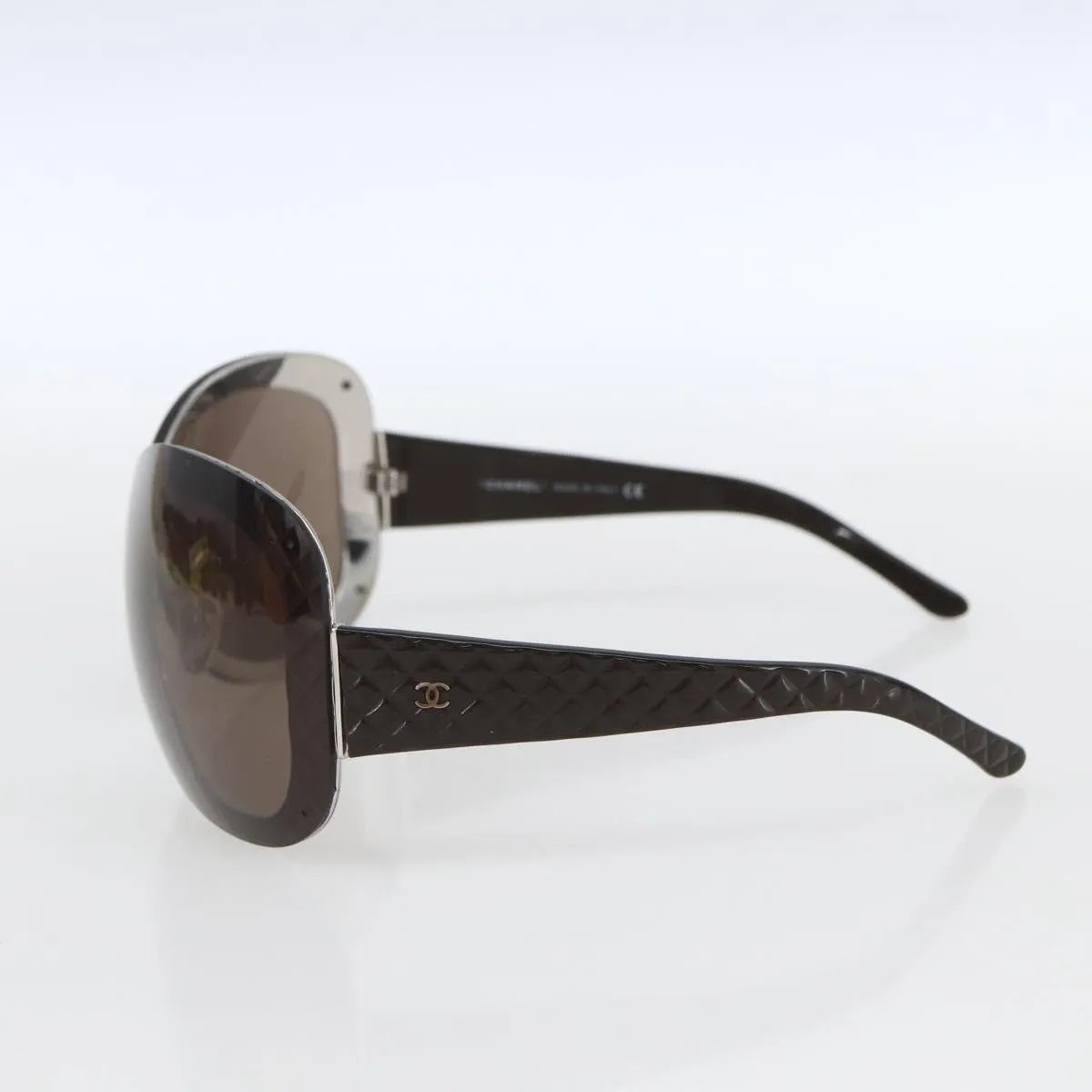 Chanel Logo Cc Sunglasses Plastic Brown Plastic Sunglasse Accessory (Pre-Owned)
