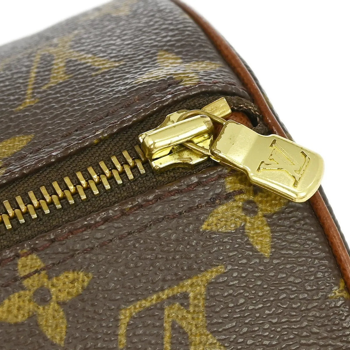 Louis Vuitton Papillon Handbag Monogram Canvas Brown Canvas Handbag (Pre-Owned)