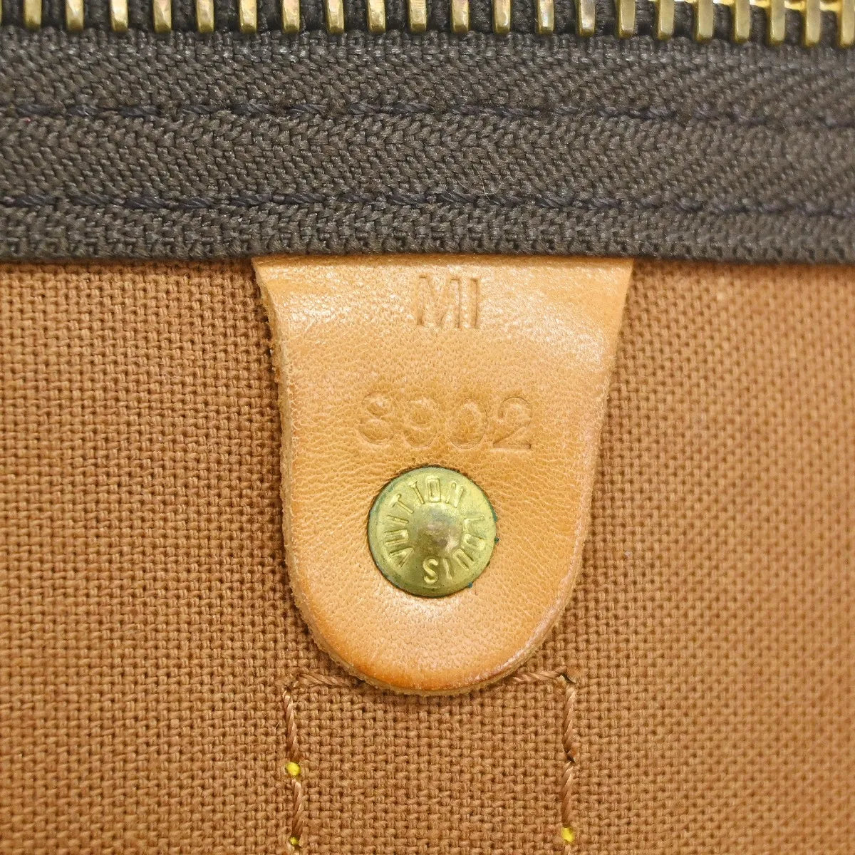 Louis Vuitton Keepall Monogram Canvas Brown Canvas Travel Bag Bag (Pre-Owned)