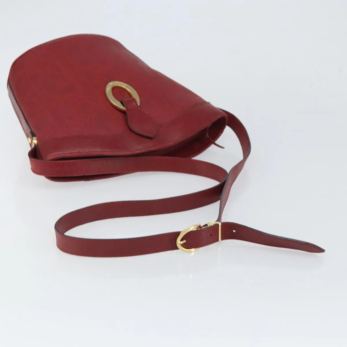 Christian Dior Vintage Trotter Canvas Red Canvas Shoulder Bag Bag (Pre-Owned)