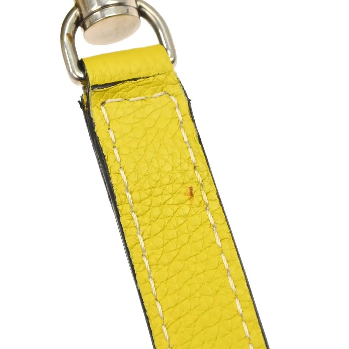 Celine Luggage Grainy Leather Yellow Leather Tote Bag Bag (Pre-Owned)