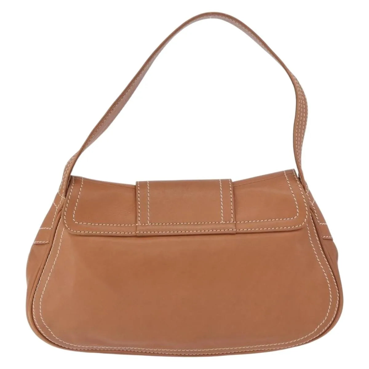 Celine Biker Boogie Satchel Leather Brown Leather Shoulder Bag Bag (Pre-Owned)