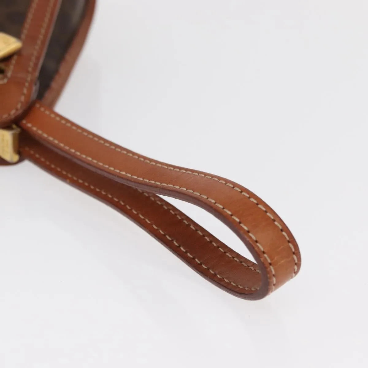 Celine Macadam Pochette Canvas And Leather Brown Canvas Clutche & Pouche Bag (Pre-Owned)