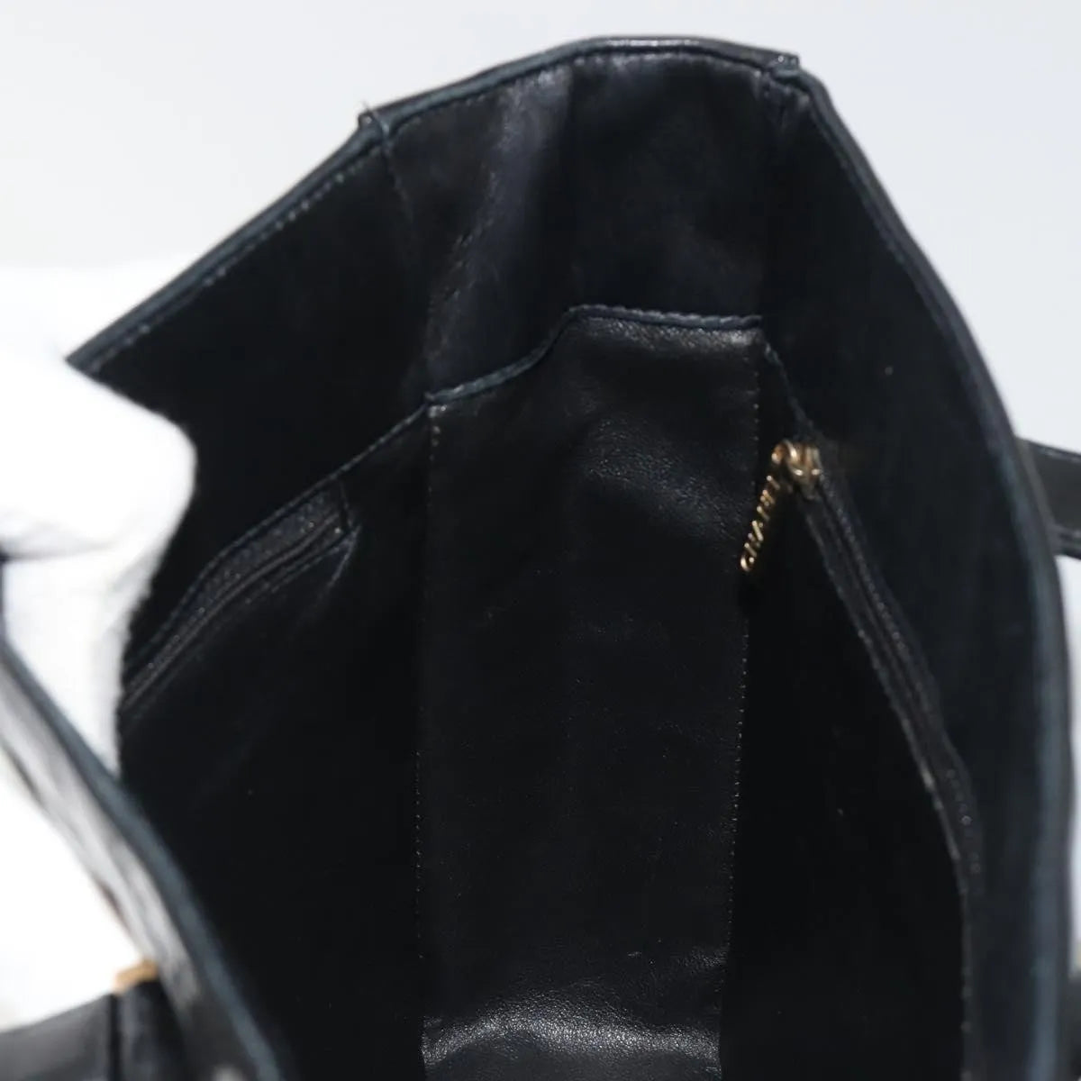 Chanel Chocolate Bar Cc Tote Quilted Patent Black Patent_Leather Tote Bag Bag (Pre-Owned)