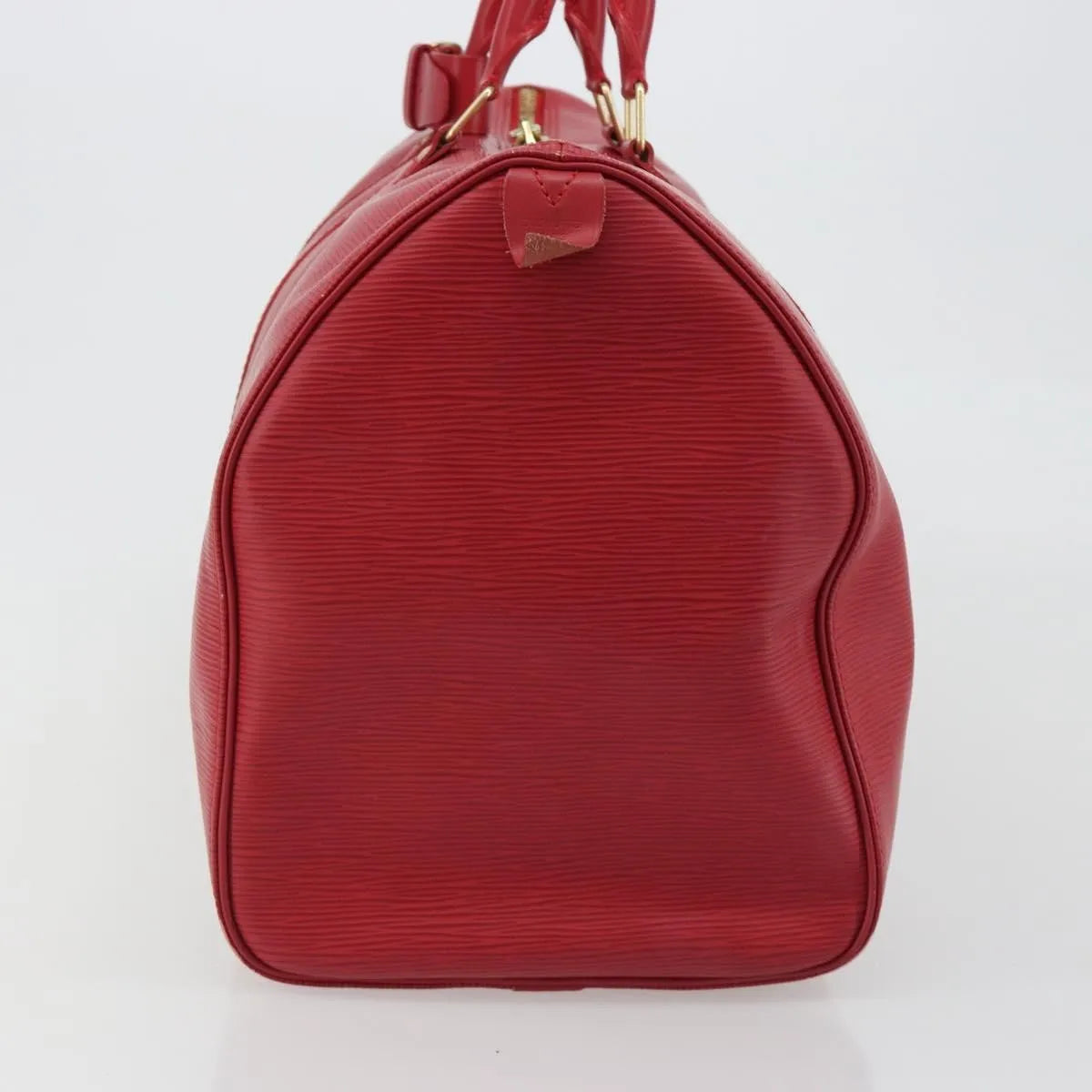 Louis Vuitton Keepall Epi Red Leather Travel Bag Bag (Pre-Owned)