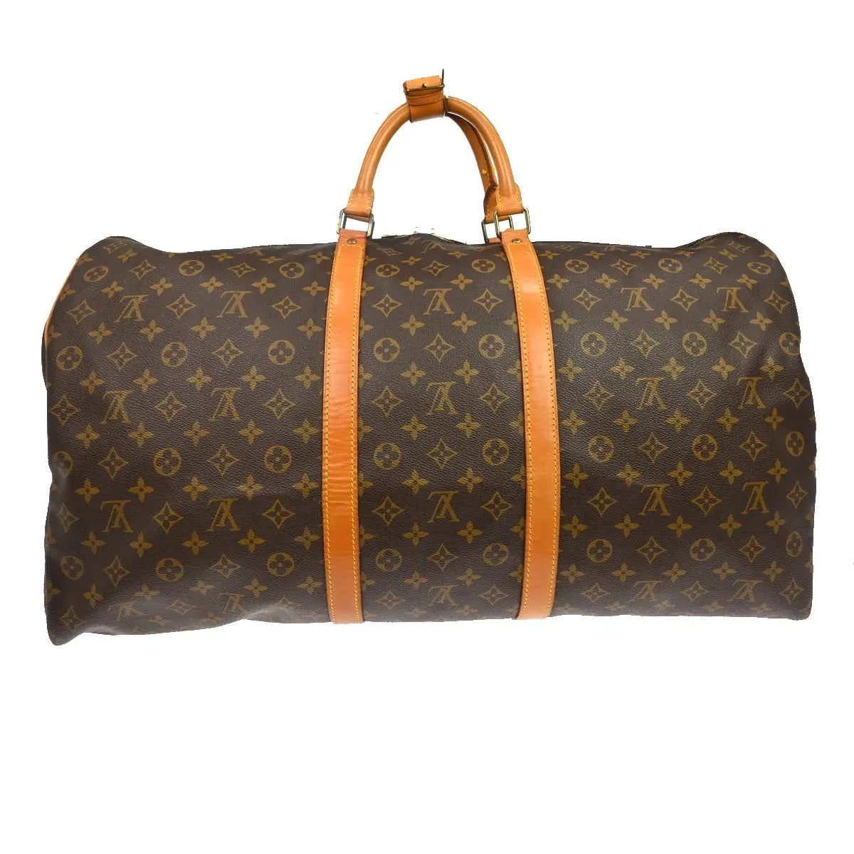Louis Vuitton Keepall Monogram Canvas Brown Canvas Travel Bag Bag (Pre-Owned)