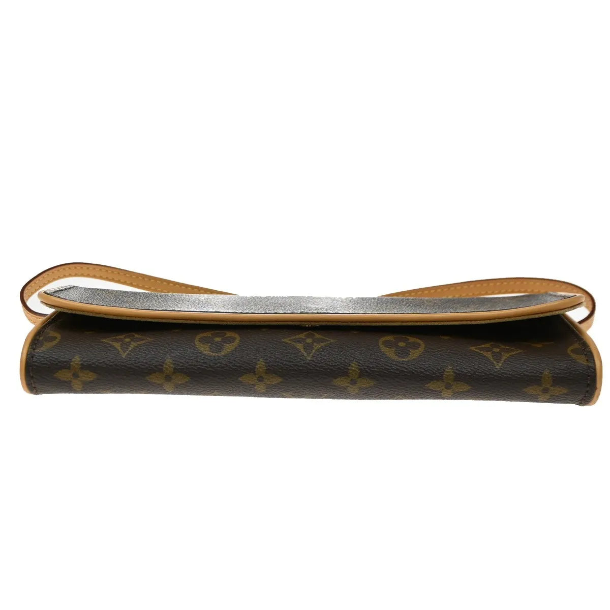 Louis Vuitton Twin Monogram Brown Leather Clutche & Pouche Bag (Pre-Owned)