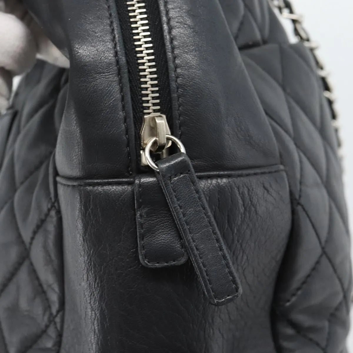 Chanel Reissue 2.55 Tote Quilted Calfskin Black Leather Handbag (Pre-Owned)