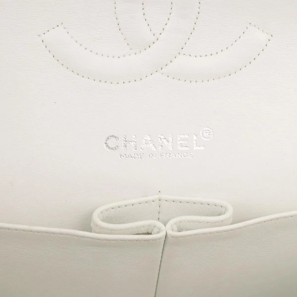 Chanel Timeless - Classic Double Flap Quilted Patent Yellow Patent_Leather Shoulder Bag Bag (Pre-Owned)