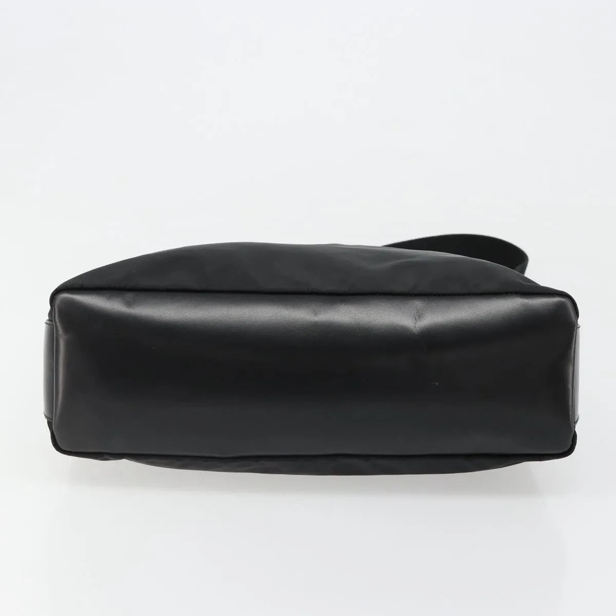 Prada Shoulder Python Black Nylon Shoulder Bag Bag (Pre-Owned)