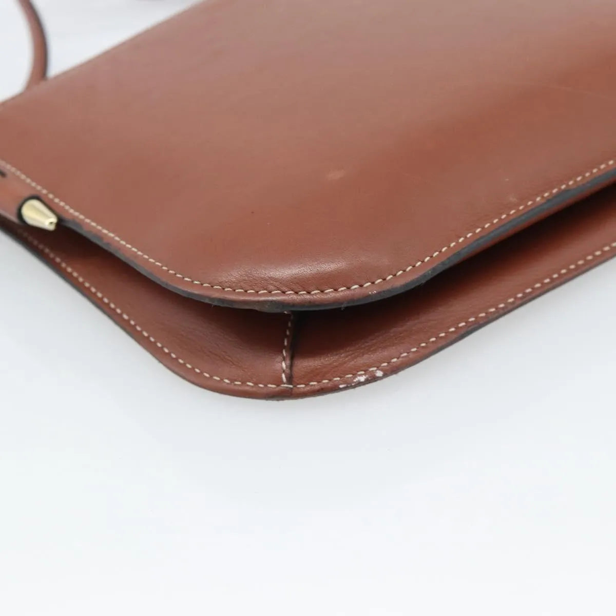 Loewe Gate Double Zip Leather Brown Leather Shoulder Bag Bag (Pre-Owned)