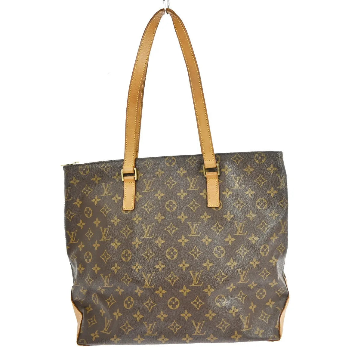 Louis Vuitton Cabas Mezzo Monogram Canvas Brown Canvas Tote Bag Bag (Pre-Owned)