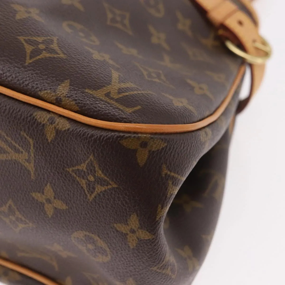 Louis Vuitton Batignolles Monogram Canvas Brown Canvas Shoulder Bag Bag (Pre-Owned)