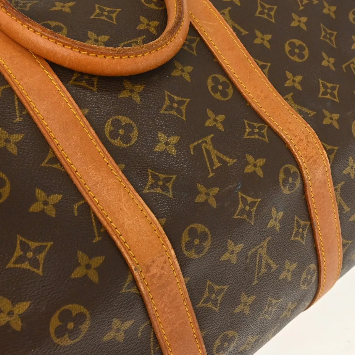 Louis Vuitton Keepall Monogram Canvas Brown Canvas Travel Bag Bag (Pre-Owned)
