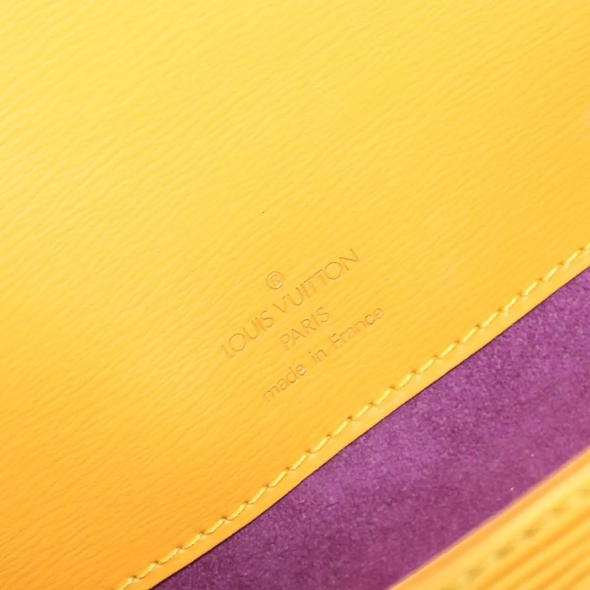 Louis Vuitton Buci Epi Leather Yellow Leather Shoulder Bag Bag (Pre-Owned)