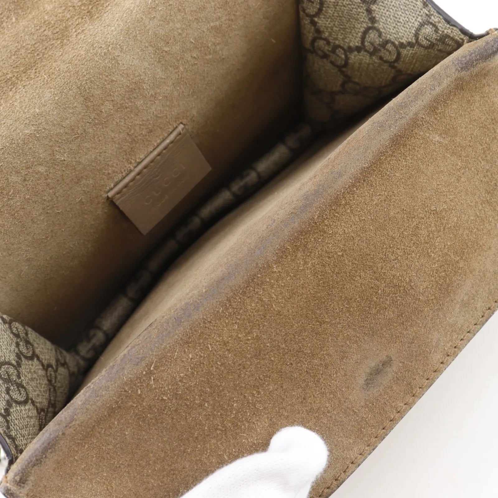 Gucci Dionysus Gg Coated Canvas Brown Canvas Shoulder Bag Bag (Pre-Owned)