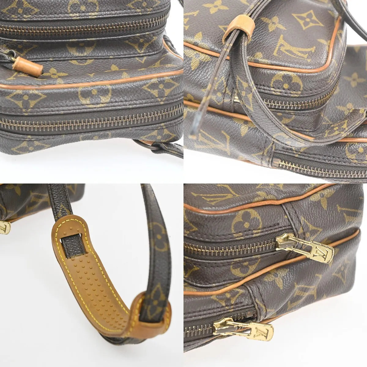 Louis Vuitton Amazone Monogram Canvas Brown Canvas Shoulder Bag Bag (Pre-Owned)