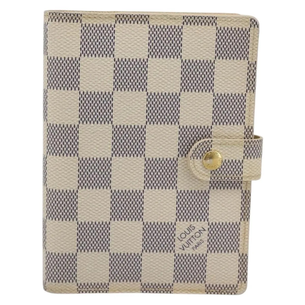 Louis Vuitton Agenda Cover Damier Beige Canvas Clutche & Pouche Bag (Pre-Owned)