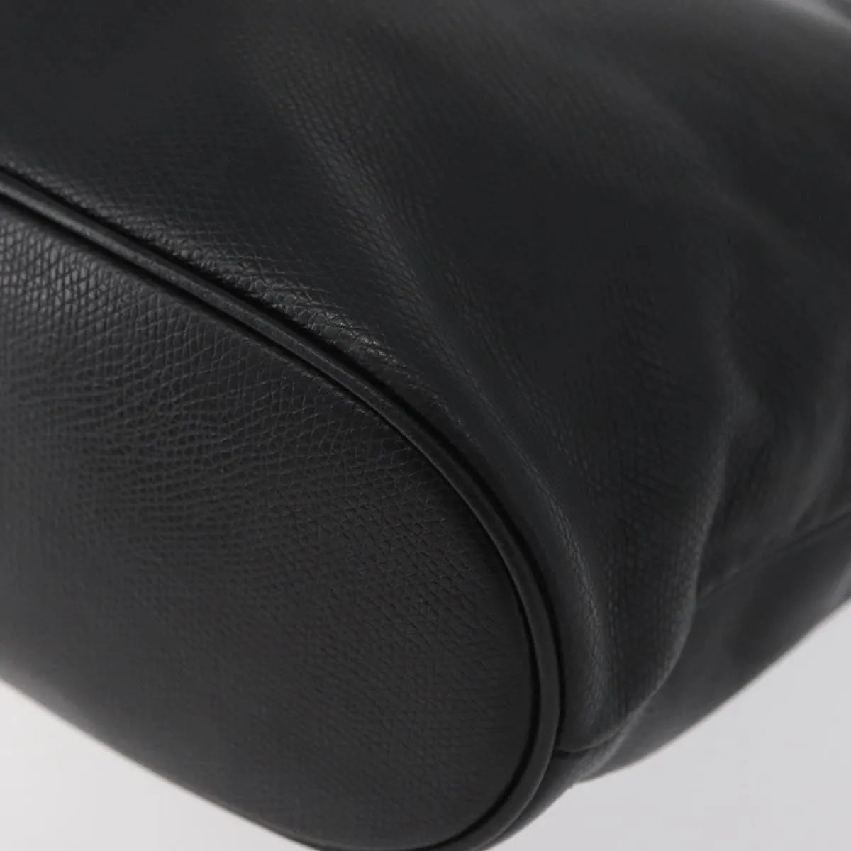 MCM Vintage Vicetos Leather Black Leather Shoulder Bag Bag (Pre-Owned)