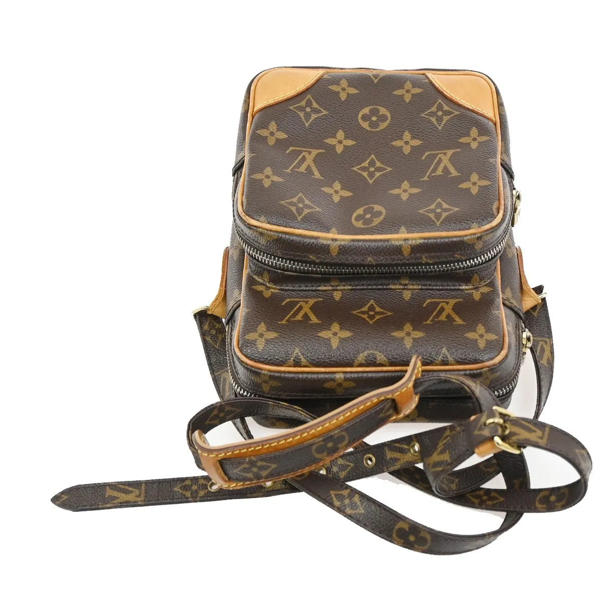 Louis Vuitton Amazone Monogram Canvas Brown Canvas Shoulder Bag Bag (Pre-Owned)