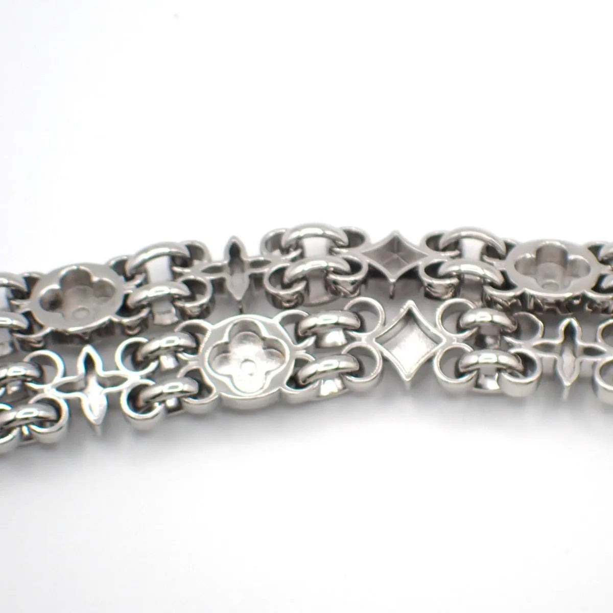 Louis Vuitton Dauphine Chain Shoulder Strap Metal Silver Stainless_Steel Straps Accessory (Pre-Owned)