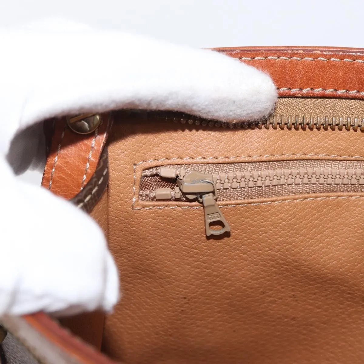 Celine Macadam Pochette Canvas And Leather Brown Canvas Clutche & Pouche Bag (Pre-Owned)